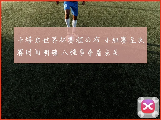 卡塔尔世界杯赛程公布 小组赛至决赛时间明确 八强争夺看点足